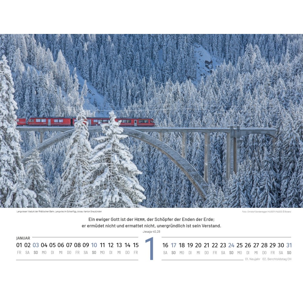German Switserland calendar 2027