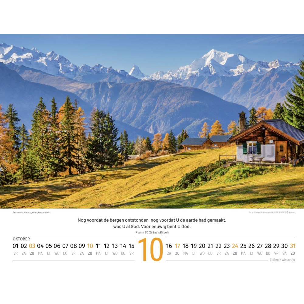 Dutch Switserland calendar 2027