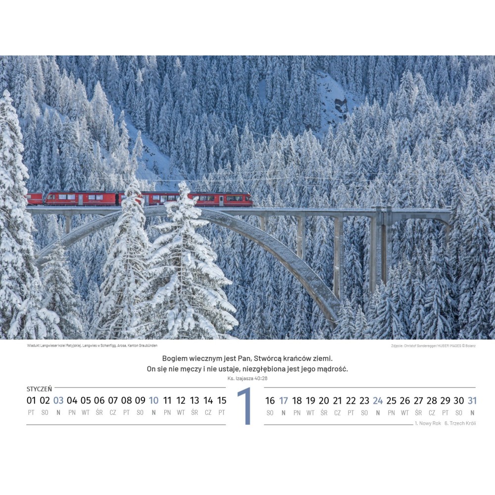 Polish Switserland calendar 2026