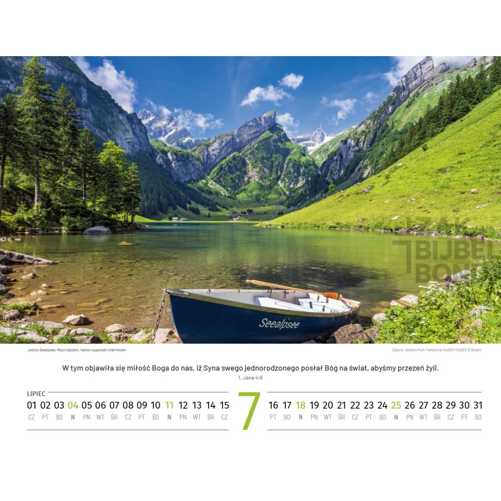 Polish Switserland calendar 2026