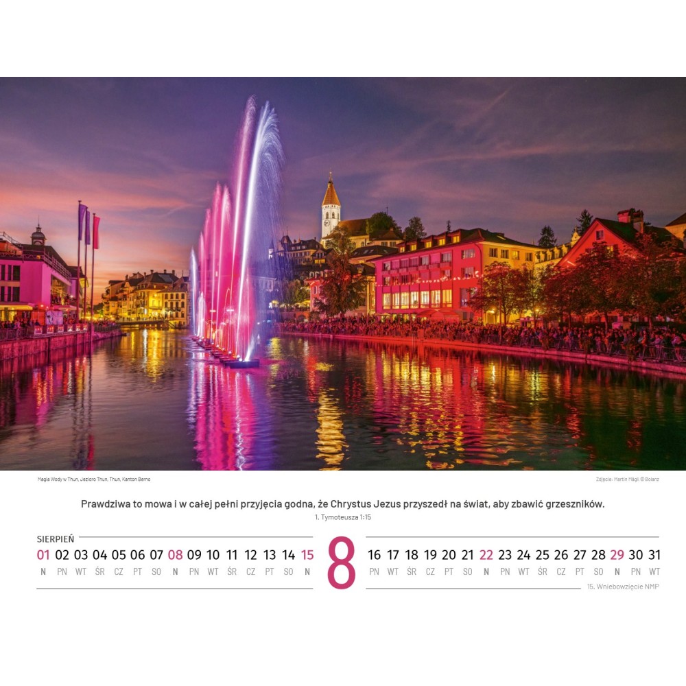 Polish Switserland calendar 2026