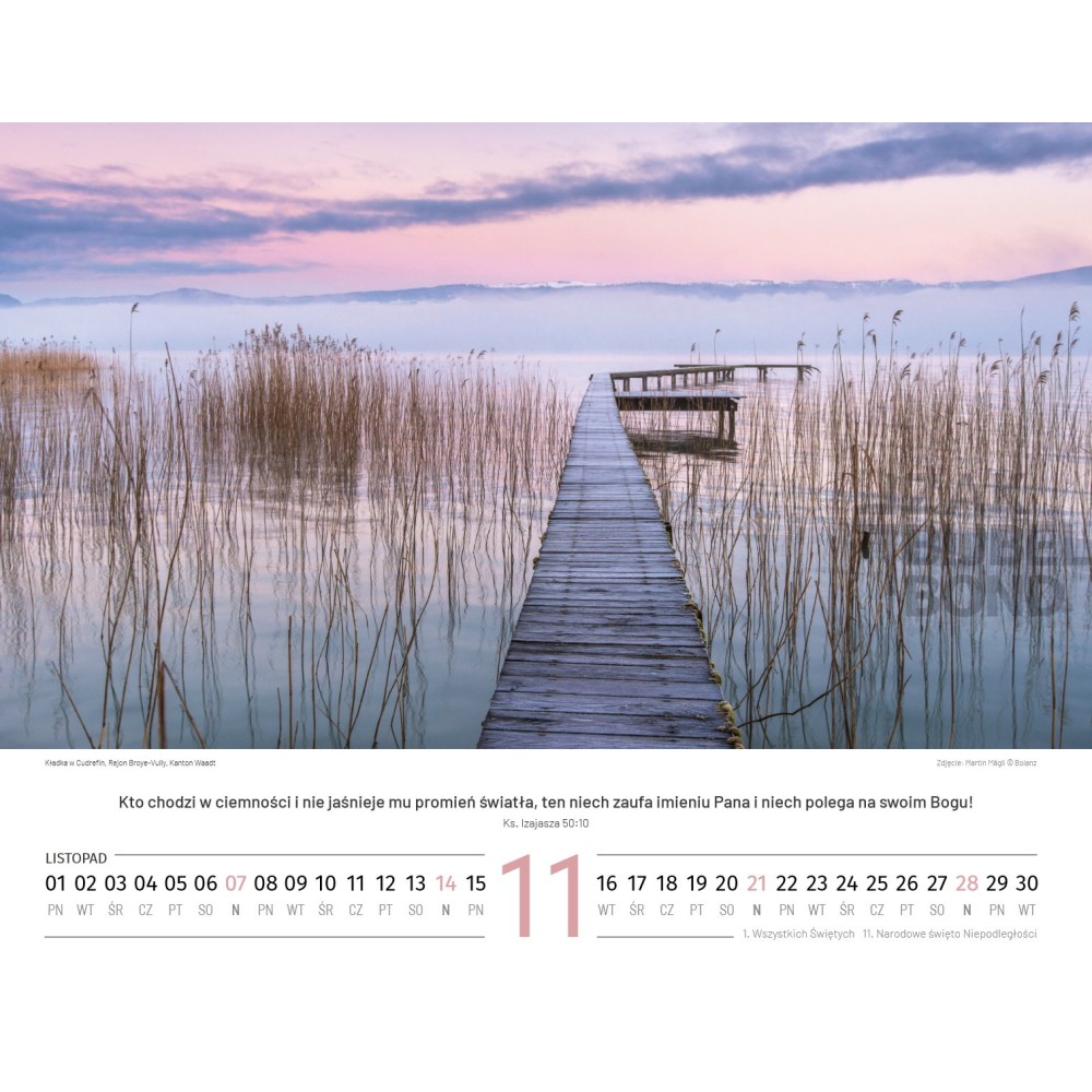 Polish Switserland calendar 2026