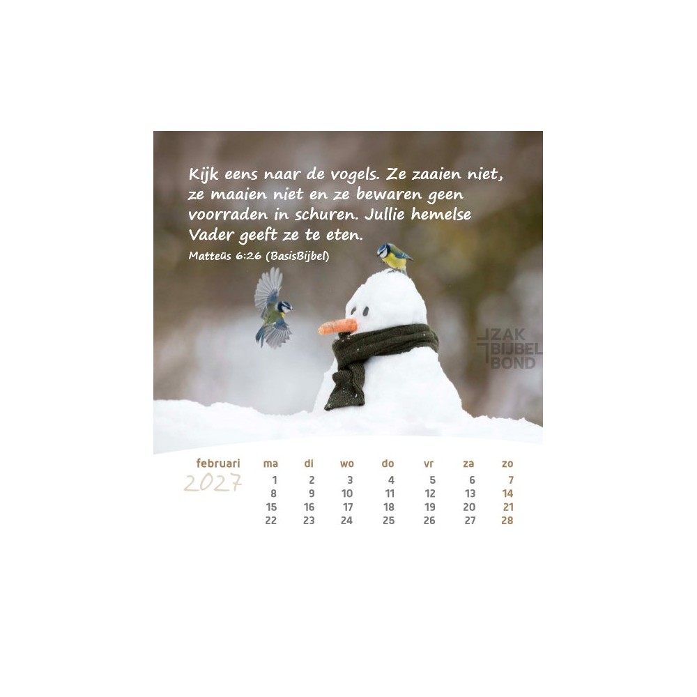 Dutch Postcard Calendar 2027