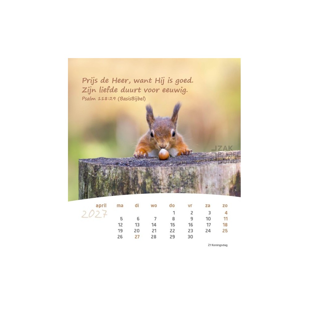 Dutch Postcard Calendar 2027