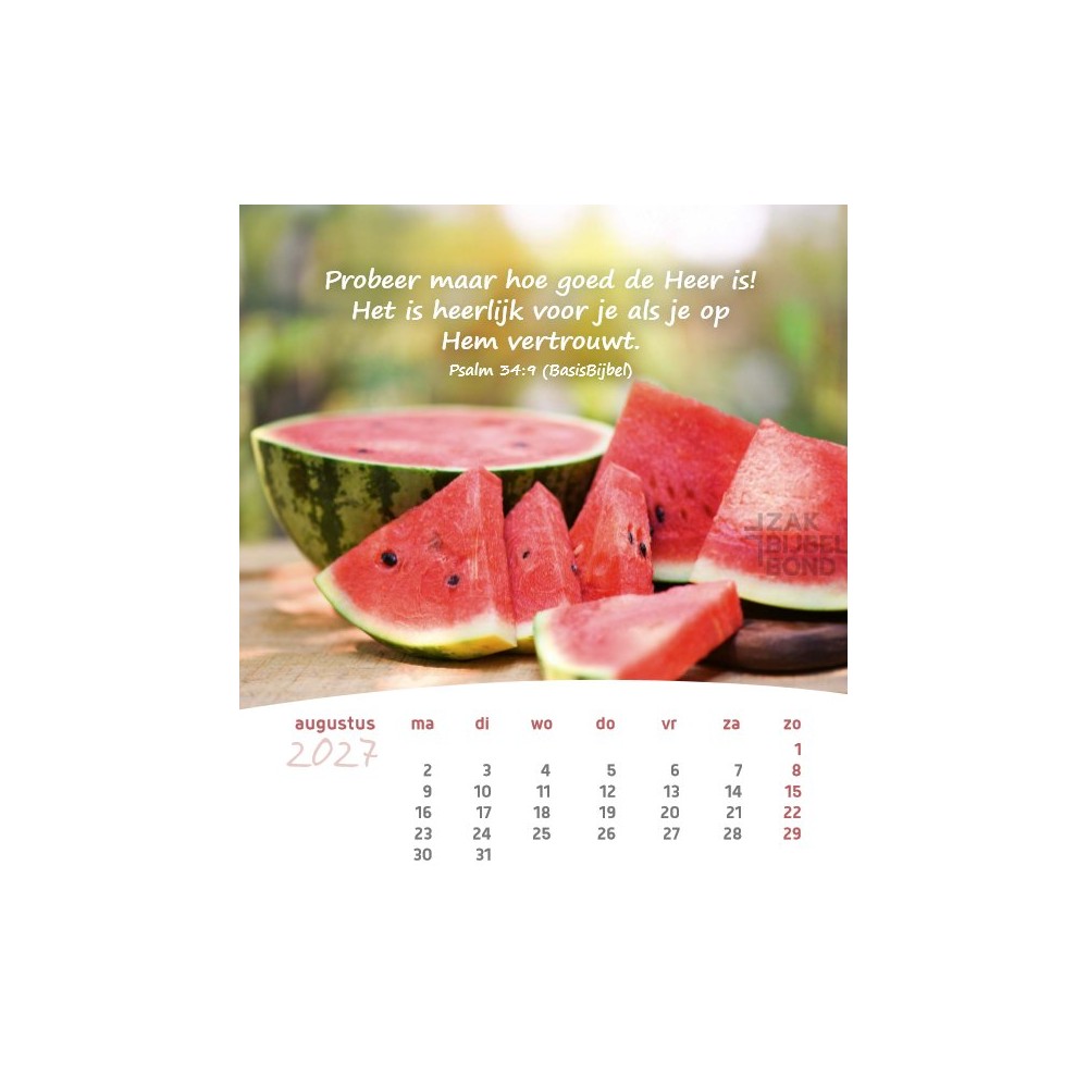 Dutch Postcard Calendar 2027