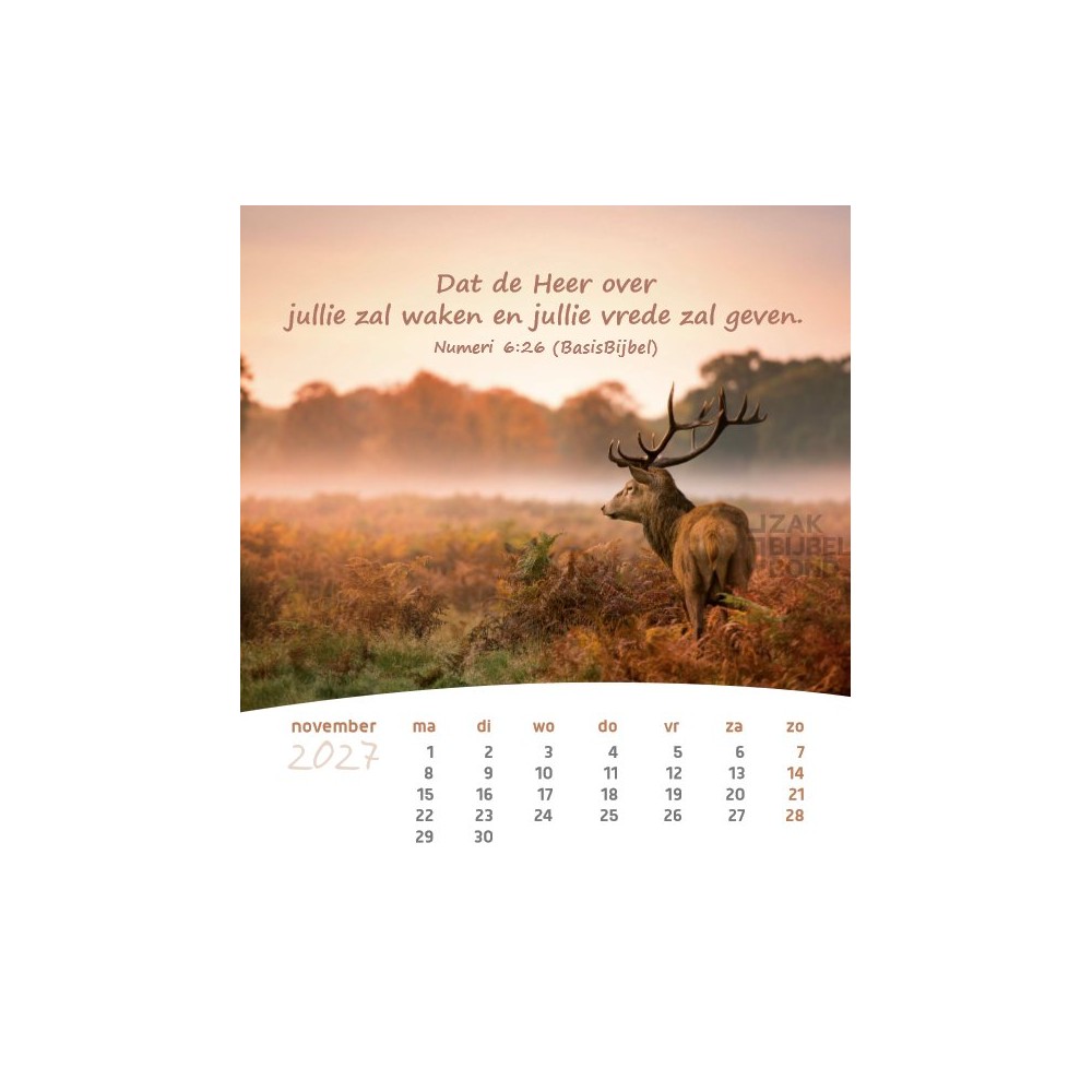 Dutch Postcard Calendar 2027