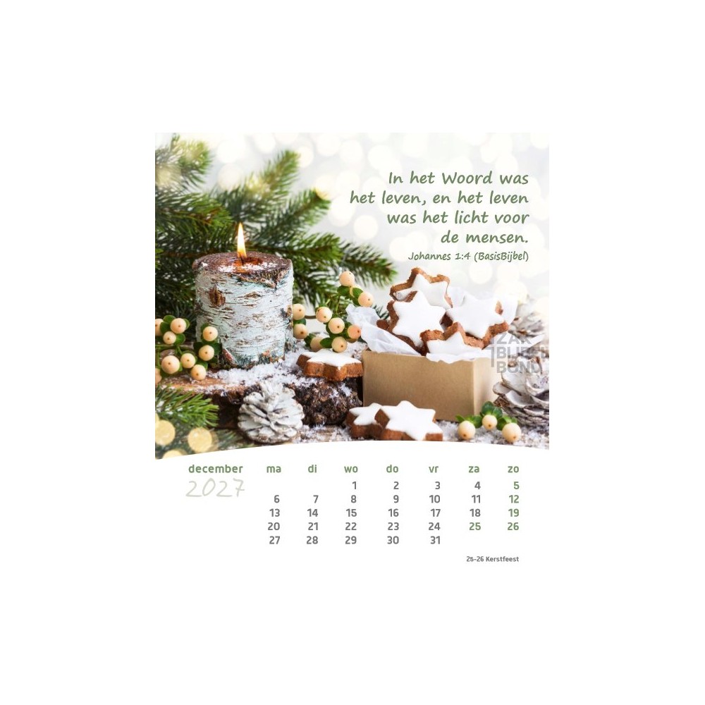 Dutch Postcard Calendar 2027