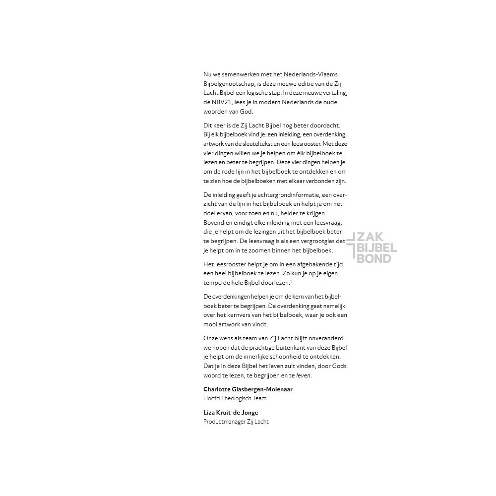 NBV21 - Zij lacht SchrijfBijbel