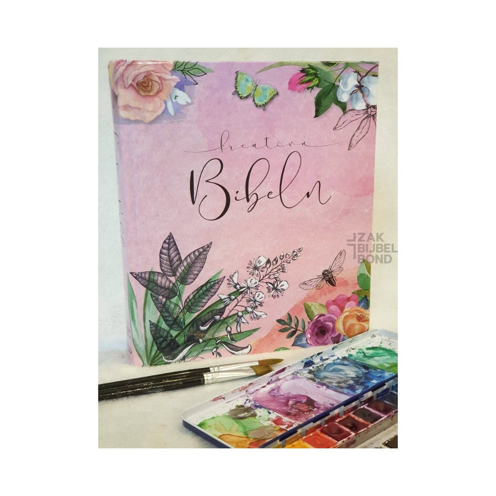 Swedish Journalling Bible Pink