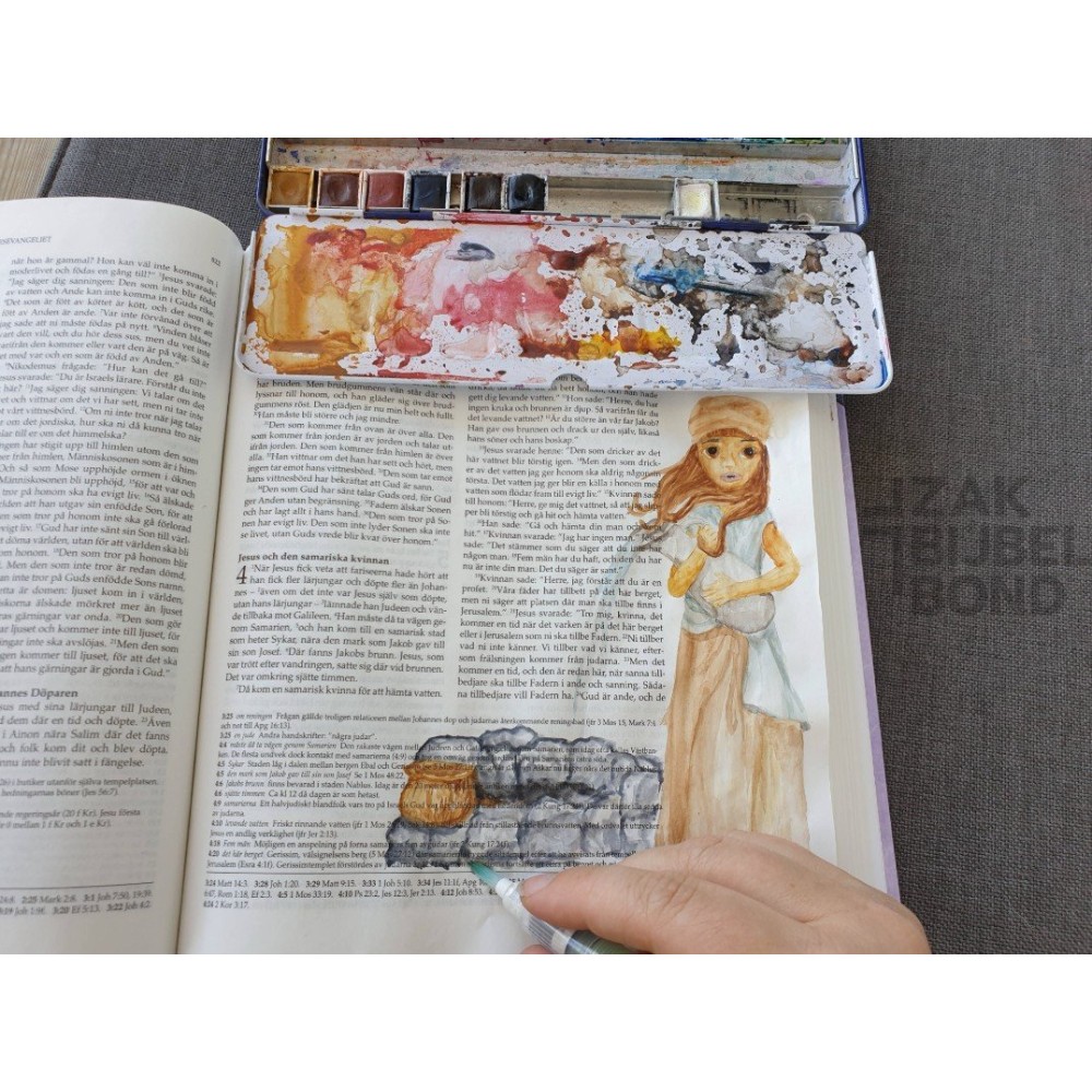 Swedish Journalling Bible Pink