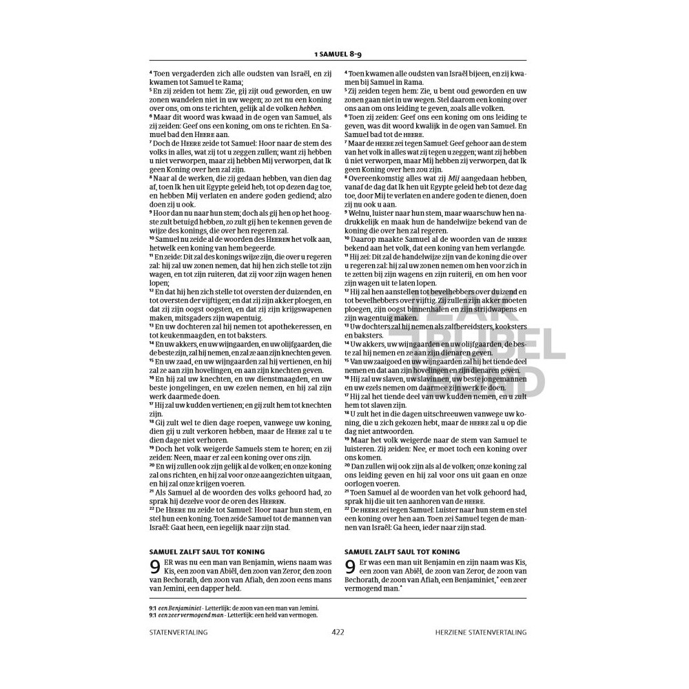 Dutch HSV Statenvertaling Parallel Bible