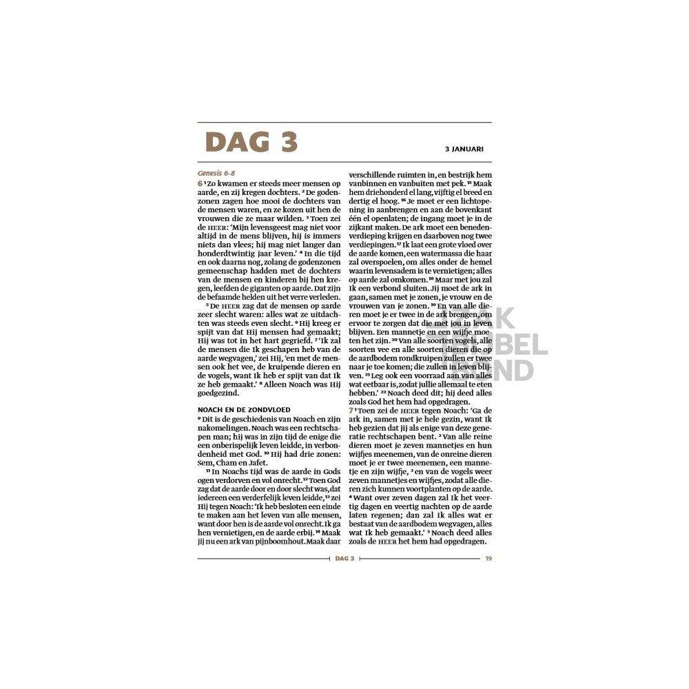 Dutch Bible NBV21 Zij lacht Journaling