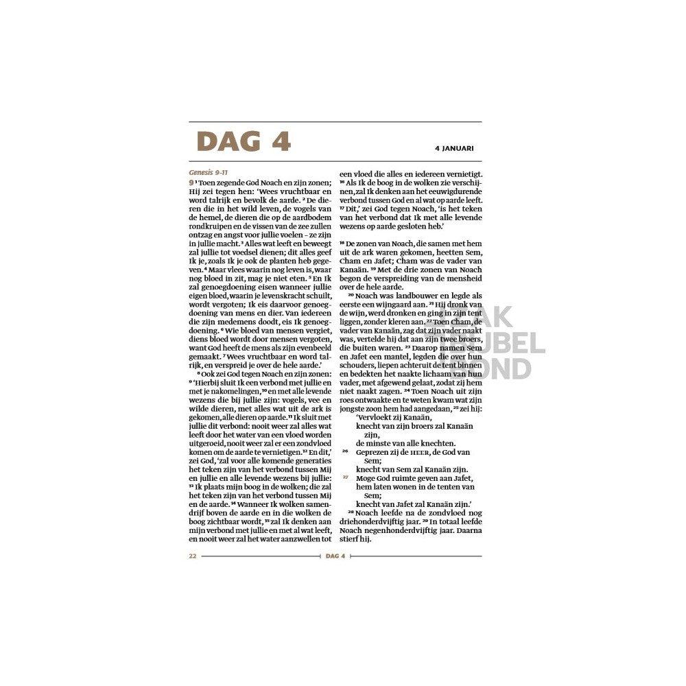 Dutch Bible NBV21 Zij lacht Journaling