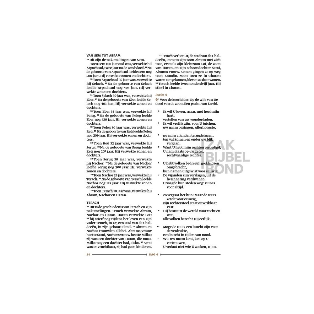 Dutch Bible NBV21 Zij lacht Journaling