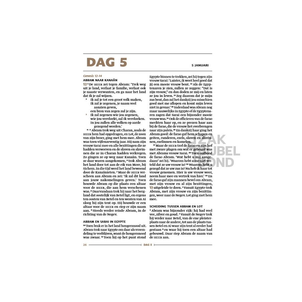 Dutch Bible NBV21 Zij lacht Journaling