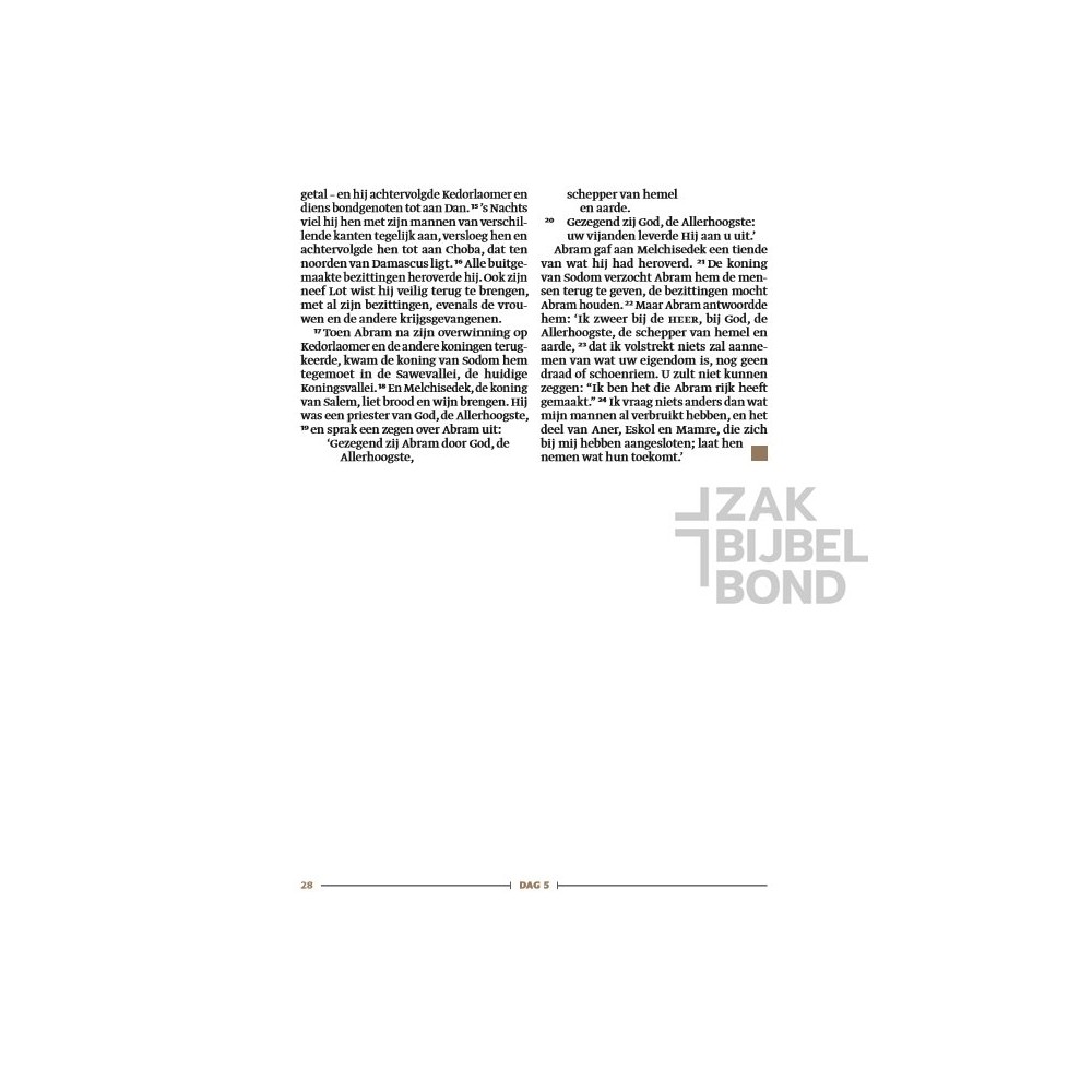 Dutch Bible NBV21 Zij lacht Journaling