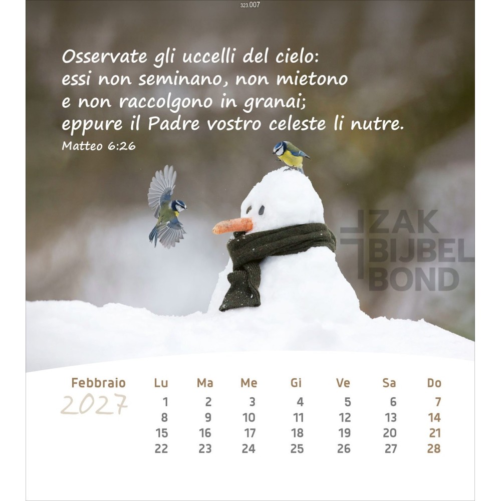 Italiaanse ansichtkaartenkalender 2027 - Leven voor jou