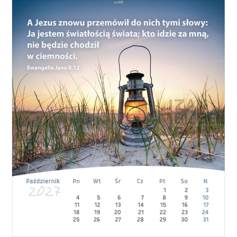 Polish postcard calendar 2027 - Life for you
