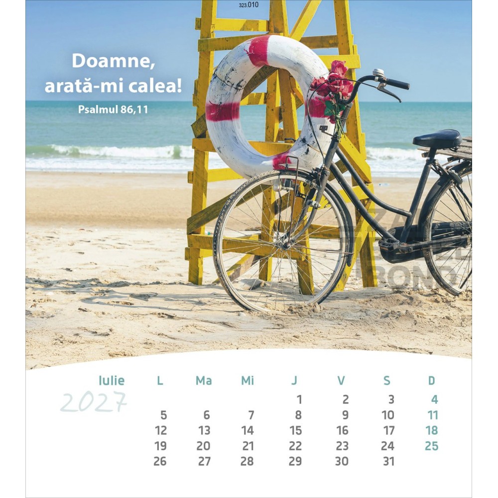 Rumanian postcard calendar 2027 - Life for you