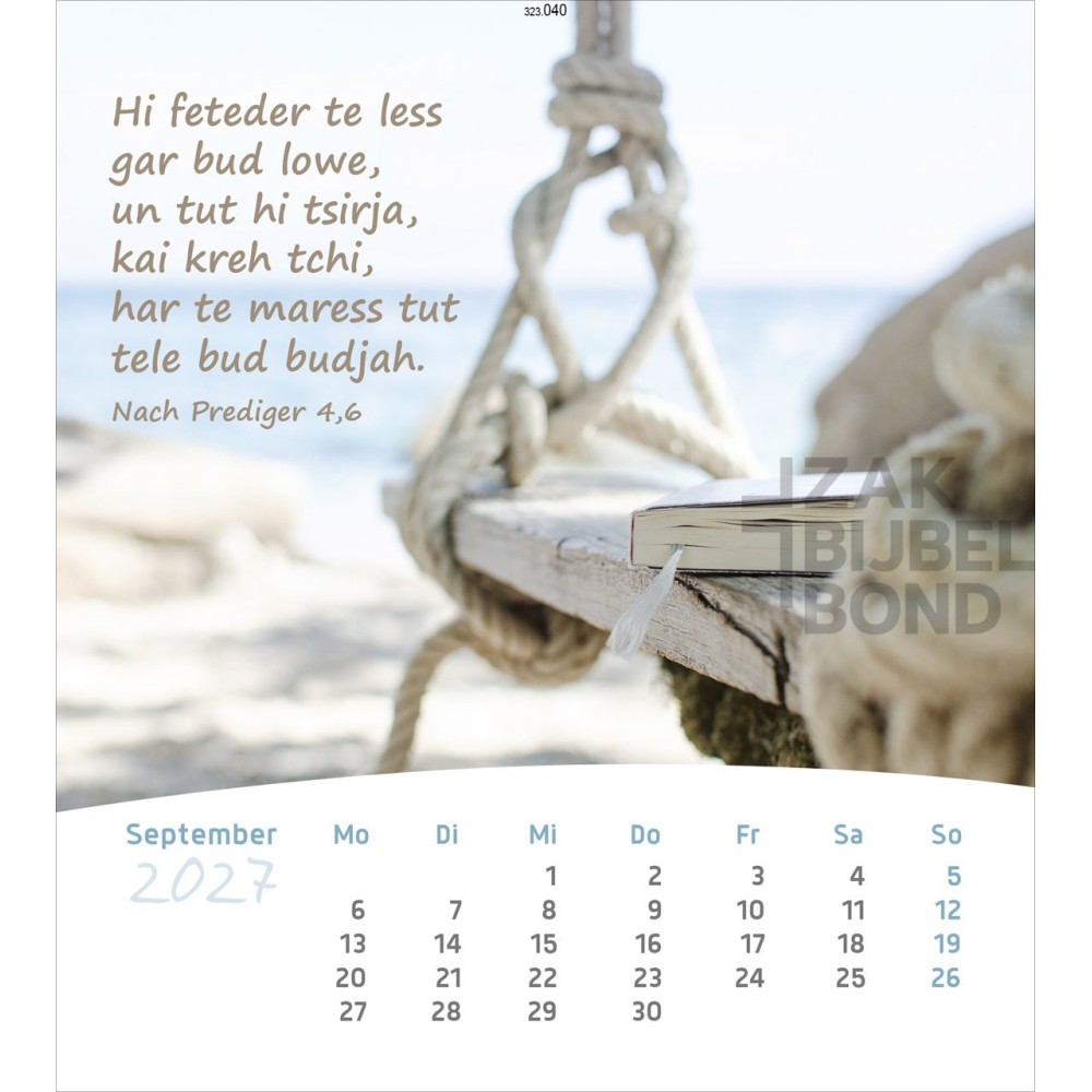 Romani postcard calendar 2027 - Life for you
