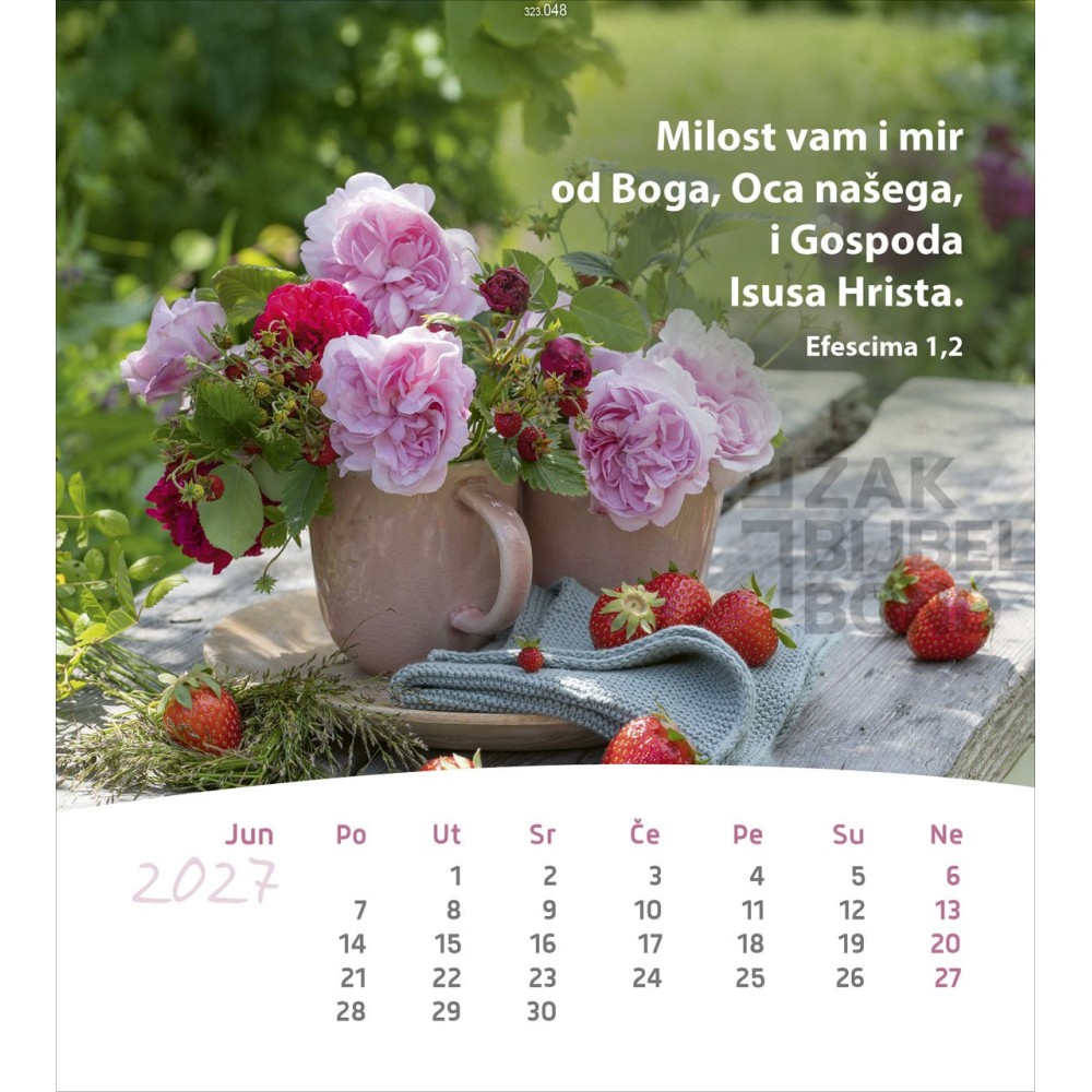 Servische ansichtkaartenkalender 2027 - Leven voor jou