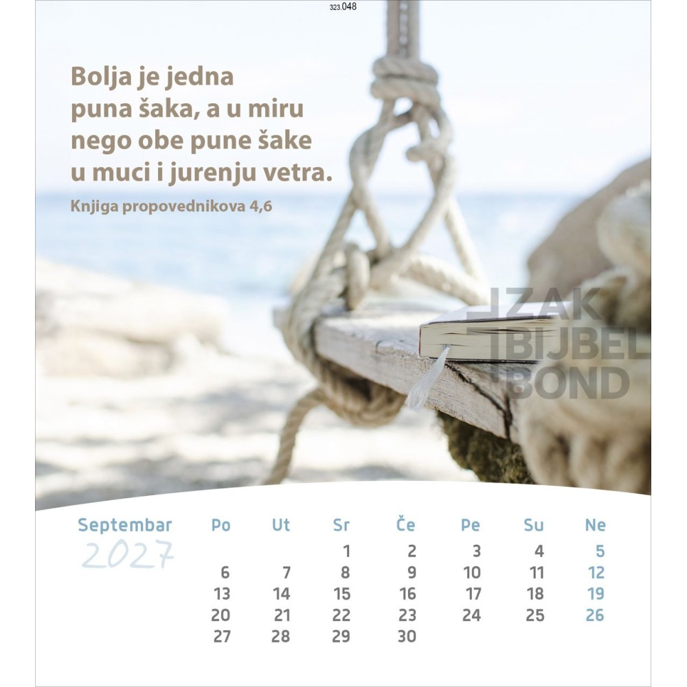Servische ansichtkaartenkalender 2027 - Leven voor jou