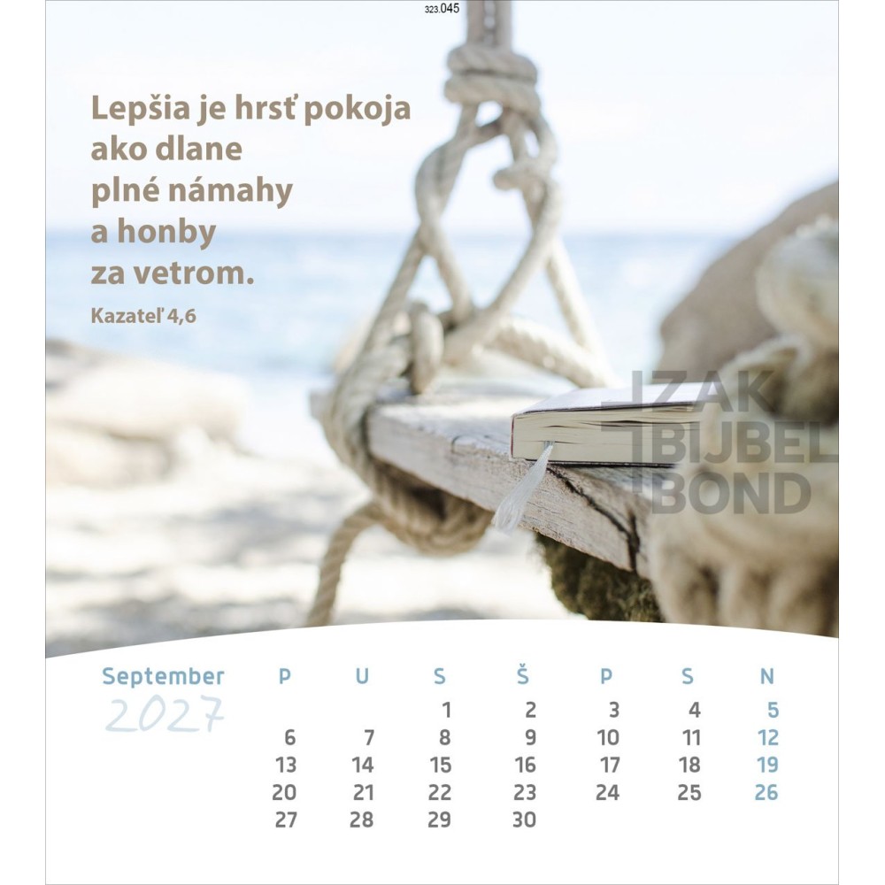 Slovak postcard calendar 2027 - Life for you