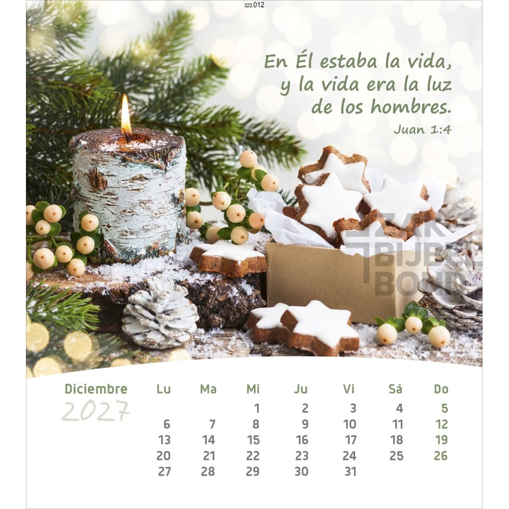 Spaanse ansichtkaartenkalender 2027 - Leven voor jou