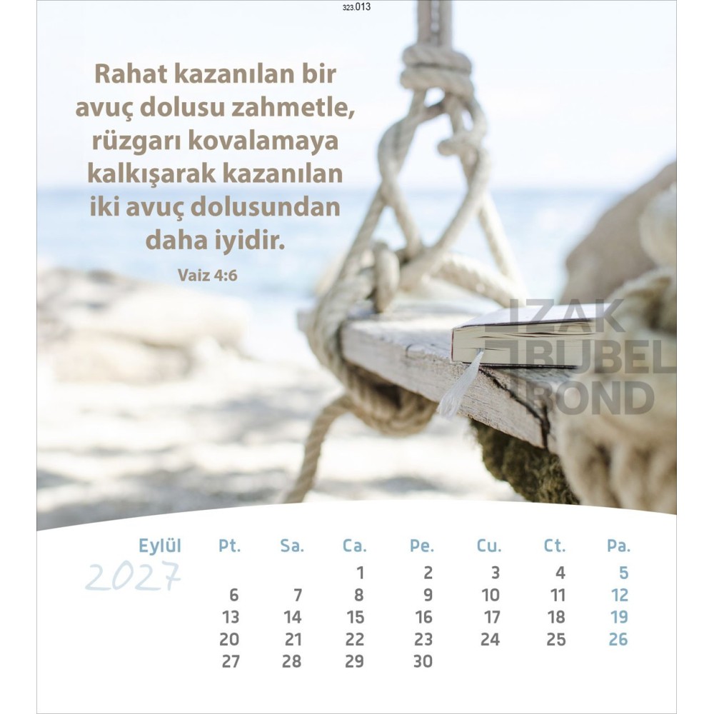Turkish postcard calendar 2027 - Life for you