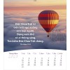 Vietnamese postcard calendar 2027 - Life for you