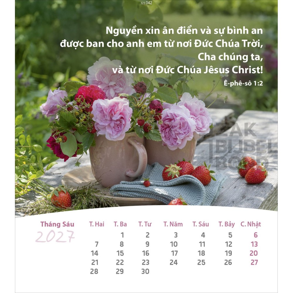 Vietnamese ansichtkaartenkalender 2027 - Leven voor jou