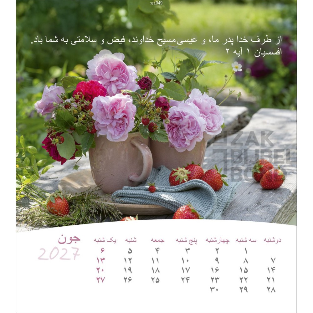 Dari postcard calendar 2027 - Life for you