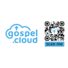 Back of the Gospel.Cloud QR Bible Keychain