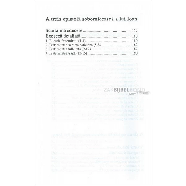Roemeens, De brieven van Johannes, deel 21, H. Krimmer