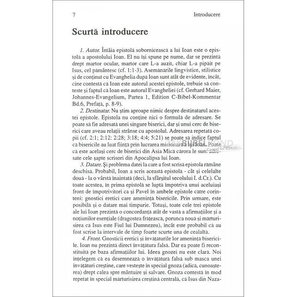 Roemeens, De brieven van Johannes, deel 21, H. Krimmer