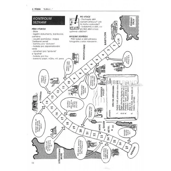 Tsjechisch, Zondagschool lesboek, kwartaalboek [kindermateriaal]