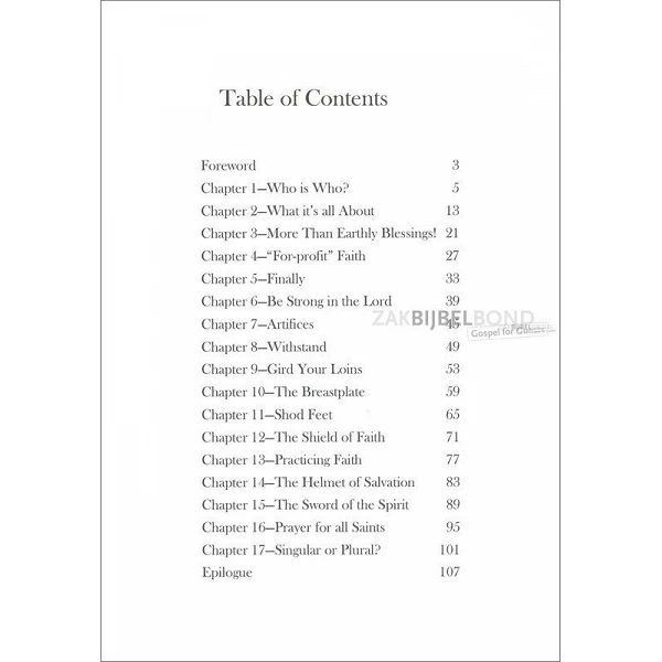Engels, The Battle of Conquerors, G.H. Elbers, Studie Efeze 6