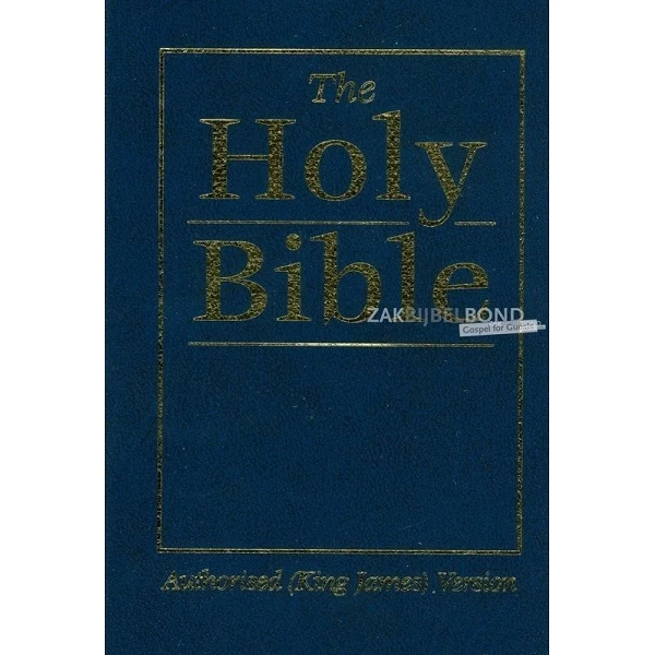 Engelse Bijbel KJV - Pocket paperback blauw