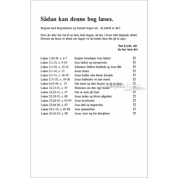 Deens Lukas-evangelie in groot formaat