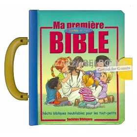Franse Kinderbijbel, Ma première Bible à portée de main, harde kaft met handvat en gesp