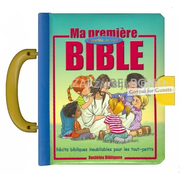 Franse Kinderbijbel, Ma première Bible à portée de main, harde kaft met handvat en gesp