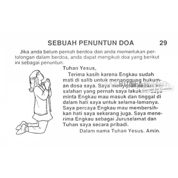 Indonesisch, Kindertraktaat, The Way to God [kindermateriaal]