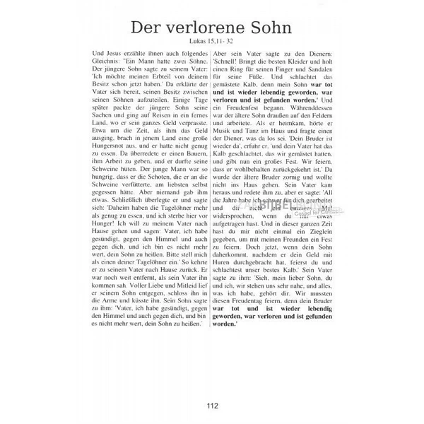 Duits evangelisatiestripboek ´Hij leefde onder ons´