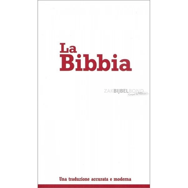 Italiaanse Bijbel in de Nuova Riveduta 2006. Uitgevoerd in Medium formaat met paperback kaft.