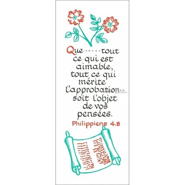 Frans, Boekenlegger met Bijbeltekst