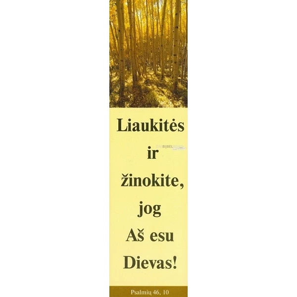 Litouws, Boekenlegger met Bijbeltekst