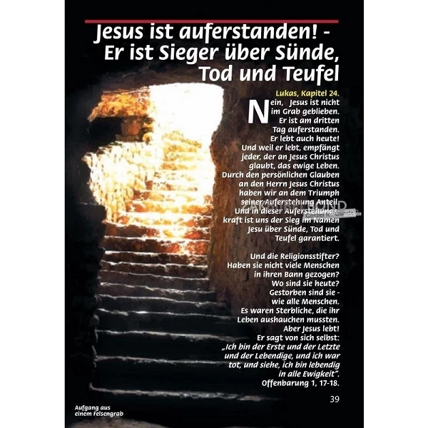 Duits, Jezus onze enige kans, M. Paul
