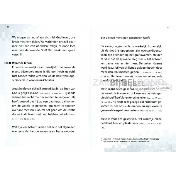 Nederlands evangelisatieboekje 'Gelukkig is...'