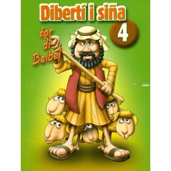 Papiamento, Bijbels kleur en plakboek, Dibertí i siña for di Beibel, 4-delig [kindermateriaal]