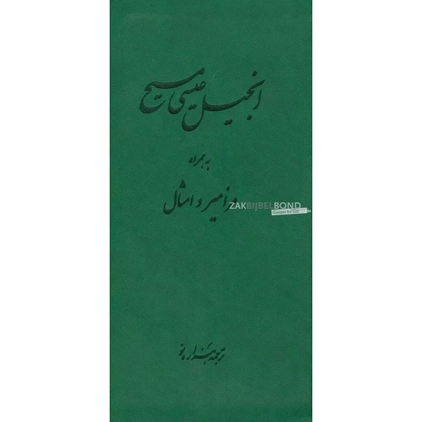 Persian New Testament NMV patina green gilded